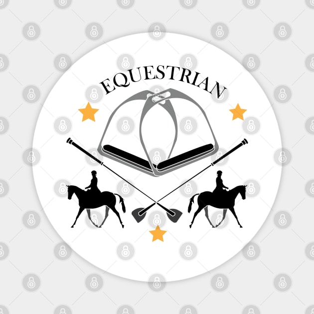 Equestrian Magnet by DickinsonDesign